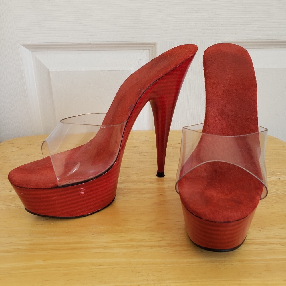 Red hot high heels